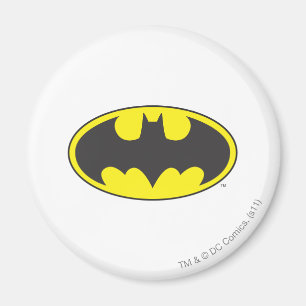 Aimant Symbole Batman   Logo Oval de chauve-souris