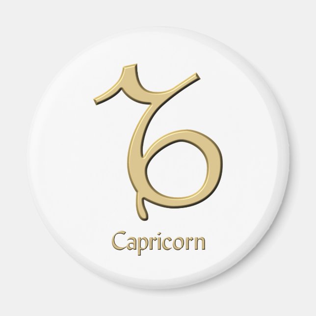 Aimant Symbole Capricorne (Devant)