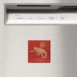 Aimant Symbole chinois de singe Zodiaque Horoscope Conste