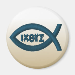 Aimant Symbole chrétien de Jésus Fish