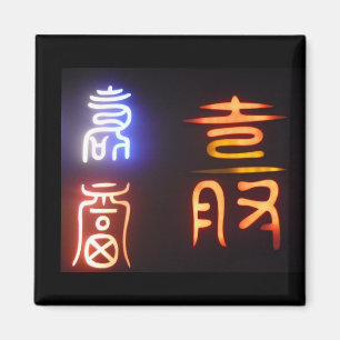 Aimant symbole coréen deux
