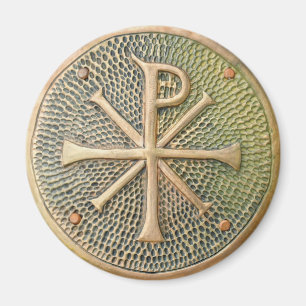 Aimant Symbole croix byzantine métal médaillon histoire a