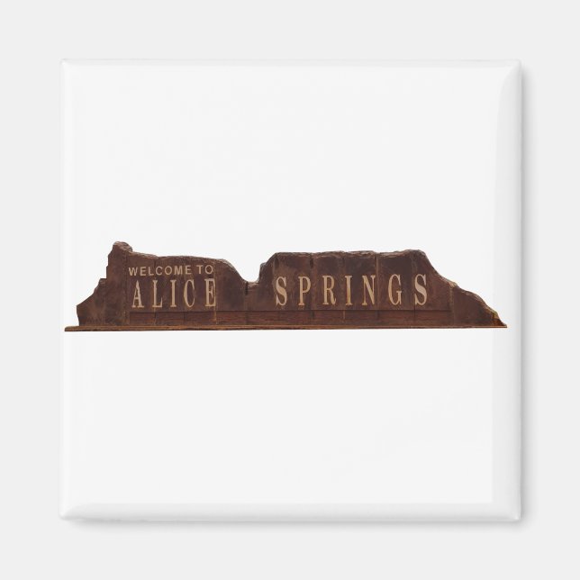 Aimant SYMBOLE D'ALice Springs Australie (Devant)