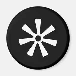 Aimant Symbole d'ANANSE NTONTAN   de la sagesse,