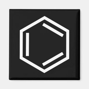 AIMANT SYMBOLE D'ANNEAU BENZENE