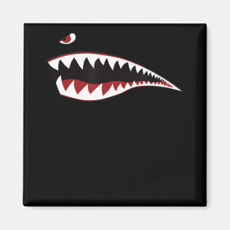 Aimant Symbole d'art de la bouche de requin - Cadeau pour