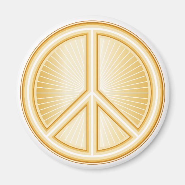 Aimant Symbole de la paix (Devant)