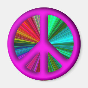 Aimant SYMBOLE DE LA PAIX DE TRIppie