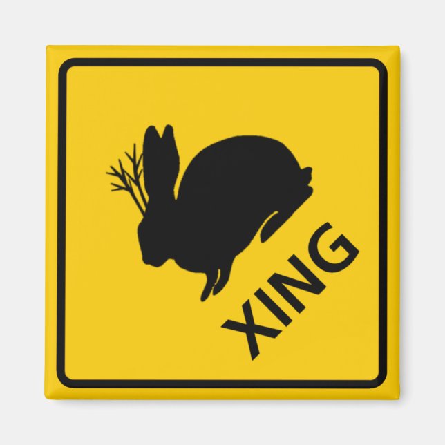 Aimant SYMBOLE DE LA ROUTE DE PASSAGE DE Jackalope (Devant)