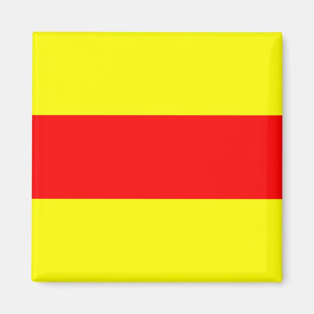 Aimant symbole de l'alphabet maritime (Devant)