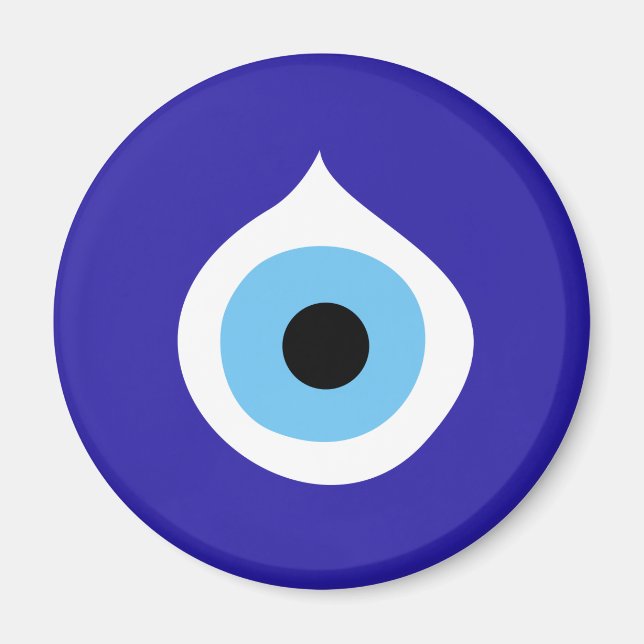 Aimant symbole de l'oeil maléfique ancien nazar fatima ta (Devant)
