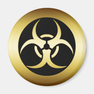 AIMANT SYMBOLE DE L'OR BIO-HARZARD