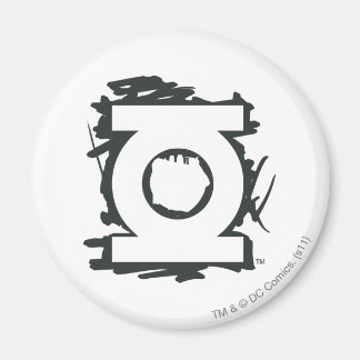 Aimant Symbole de marqueur vert lanterne