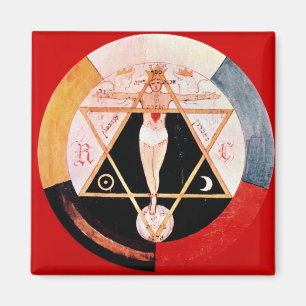 Aimant Symbole de Rosicrucian de l'ordre hermétique