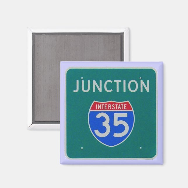 Aimant SYMBOLE DE ROUTE Interstate 35 (Recto/Verso)