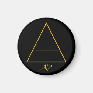 Aimant Symbole d'élément d'air de Falln Pagan