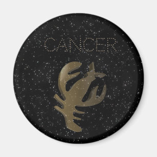 Aimant Symbole d'or du cancer