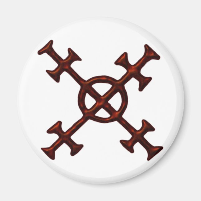 Aimant Symbole du chaos (Devant)