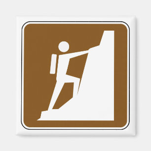 Aimant Symbole Escalade de roche