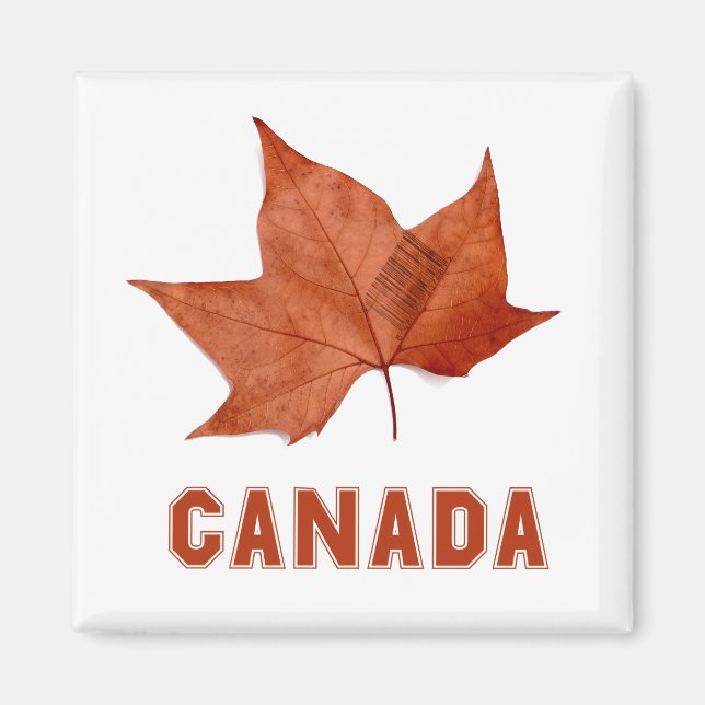 Aimant Symbole héroïque Feuille d'érable du Canada (Devant)