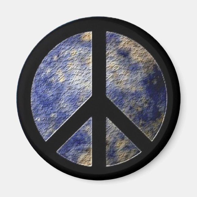 AIMANT SYMBOLE MONDIAL DE LA PAIX (Devant)