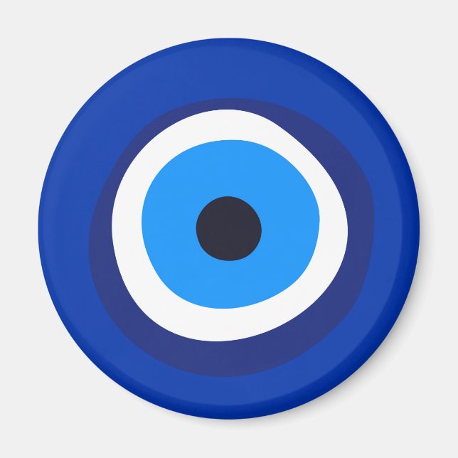 Aimant symbole oculaire maléfique talisman arabe turc gre (Devant)