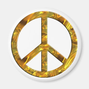 Aimant Symbole PAIX - OR