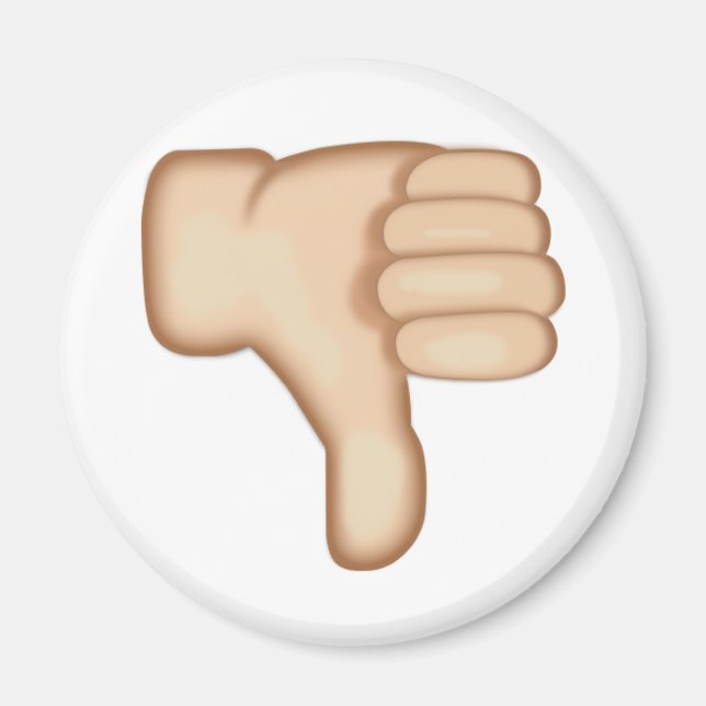 Aimant SYMBOLE POINTS ARRIÈRE Emoji (Devant)