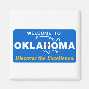 Aimant Symbole routier Oklahoma - USA