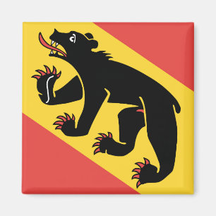 Aimant Symbole suisse du drapeau du canton de Berne