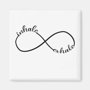 Aimant SYMBOLE SYMBOLE T-shirt Yogi Inhale Exhale Infinit