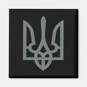 Aimant Symbole trident ukrainien Tryzub Emblem