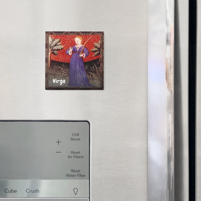 Aimant Symbole Virgin Zodiac fête d'anniversaire (In situ (réfrigérateur))