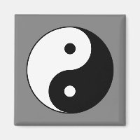 SYMBOLE YIN ET Yang (Taijitu taoïste chinois)