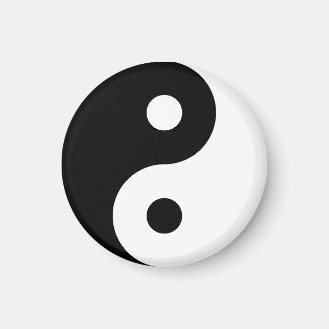 Aimant SYMBOLE YIN Yang (Devant)