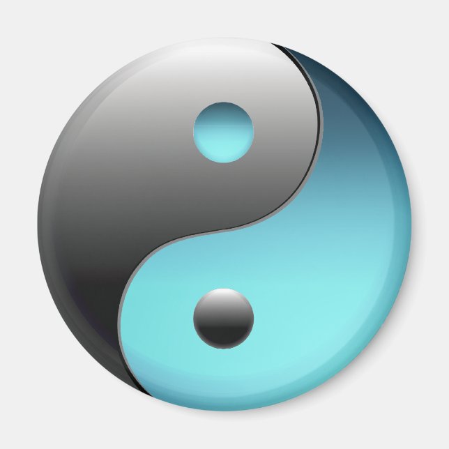 Aimant Symbole Yin Yang - Ying Yang (Devant)