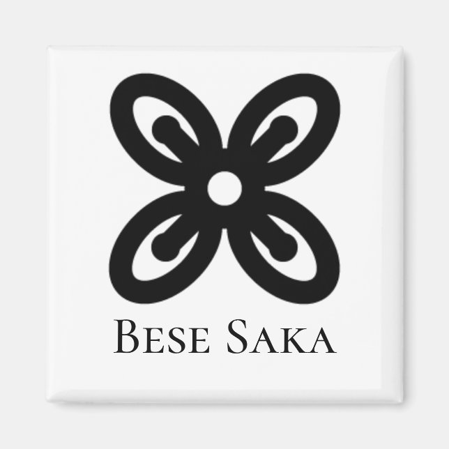 Aimant Symboles Adinkra BESE SAKA Sack de Kola Nuts (Devant)