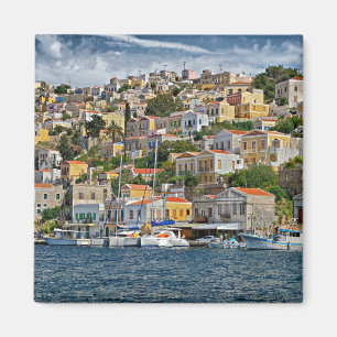 Aimant Symi, paysage urbain de Grèce