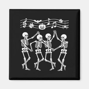 Aimant Symphonie Danse Halloween Musique Fête Danser Skel