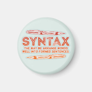 Aimant Syntaxe Funky Structure de la phrase Grammaire