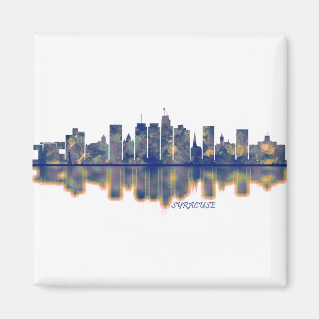 Aimant Syracuse USA Skyline (Devant)