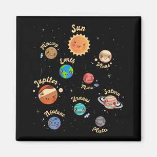 Aimant Système solaire Planètes Enfants Connaissances Esp
