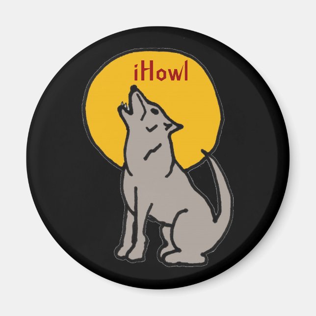 Aimant T5- iHowl Wolf Design (Devant)