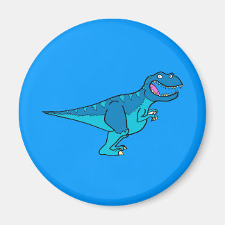Aimant T-rex bleu