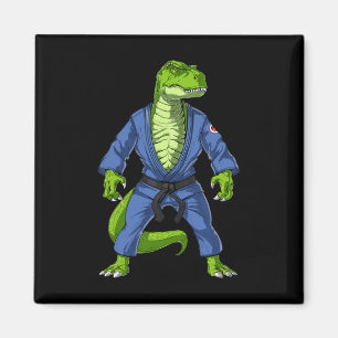 Aimant T-rex Dinosaure Jiu-jitsu Judo Ninja Arts Martiaux