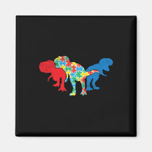 Aimant T-Rex Dinosaures Puzzle Dino Sensibilisation sur l