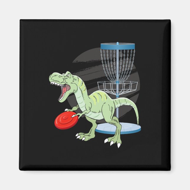 Aimant T Rex Frisbee Dinosaur Recreational Tosser Dino Di (Devant)