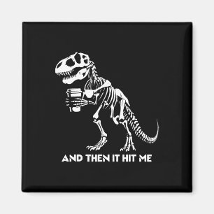 Aimant T-rex squelette dinosaure Halloween hommes femmes