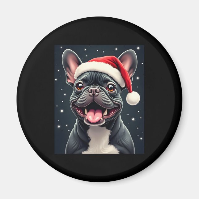 Aimant T-Shirt à manches longues pour chien de taureau fr (Devant)