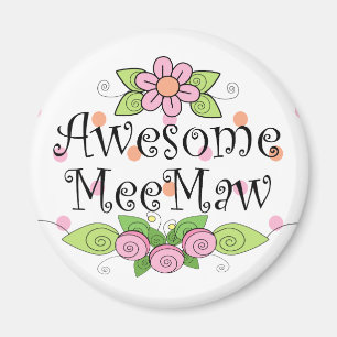 Aimant T-shirt Awesome MeeMaw